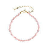 Rosenquarz Armband - Perlen
