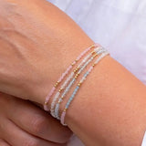 Rosenquarz Armband - dezent