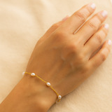 Mondstein Armband - Große Perlen