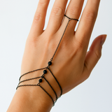 Obsidian Armband - Orientalische Schönheit