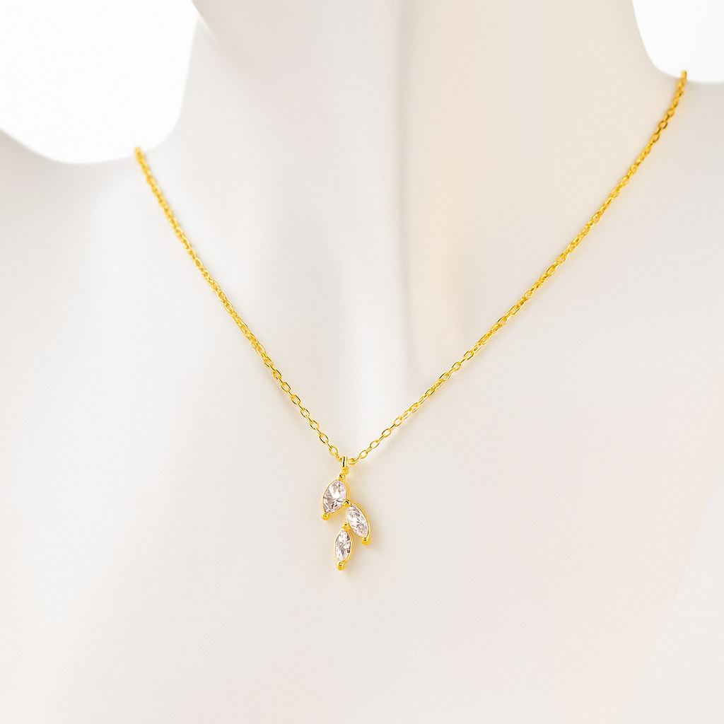 Zirkon Halskette - Klare Gedanken