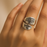 Lebensbaum Ring - S925 Silber | Hier und Jetzt