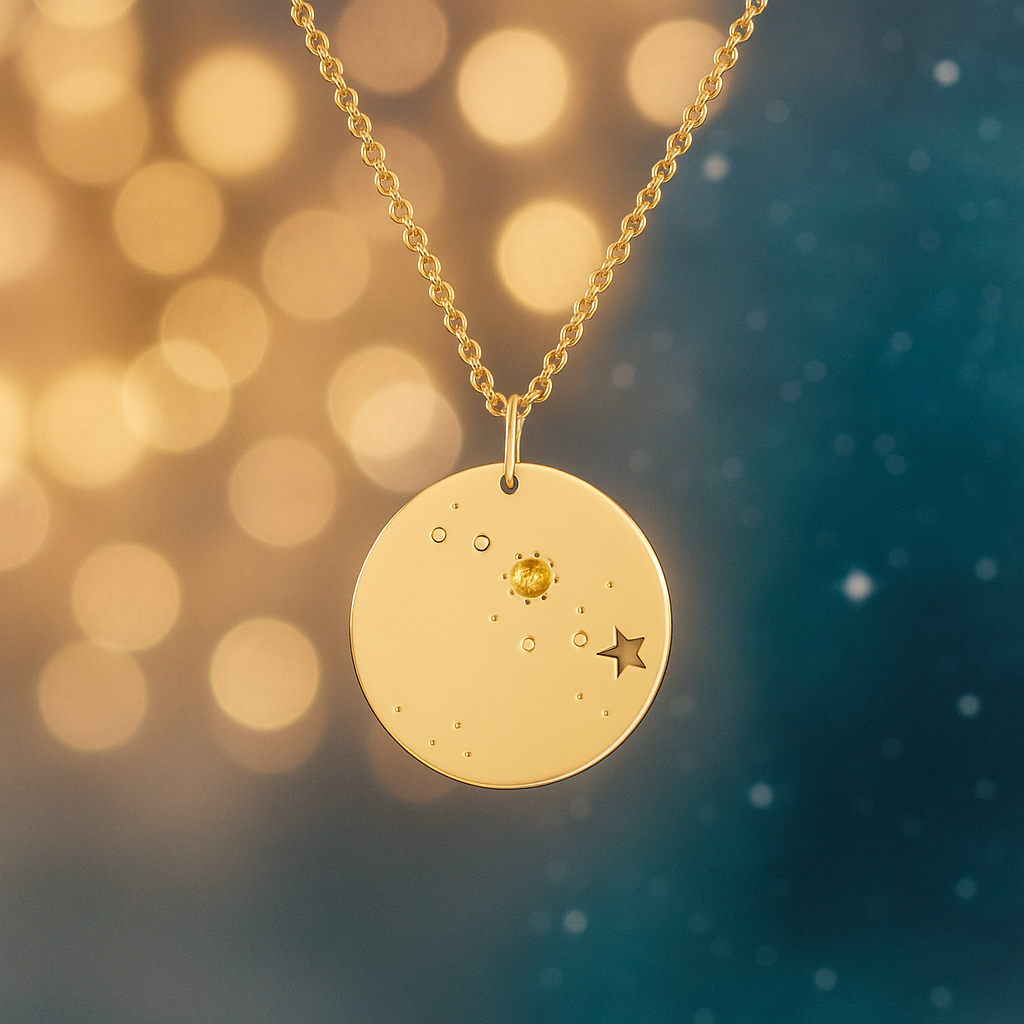 Citrin Halskette - Lebensfreude