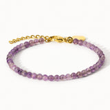 Amethyst Armband - 18K Legierung