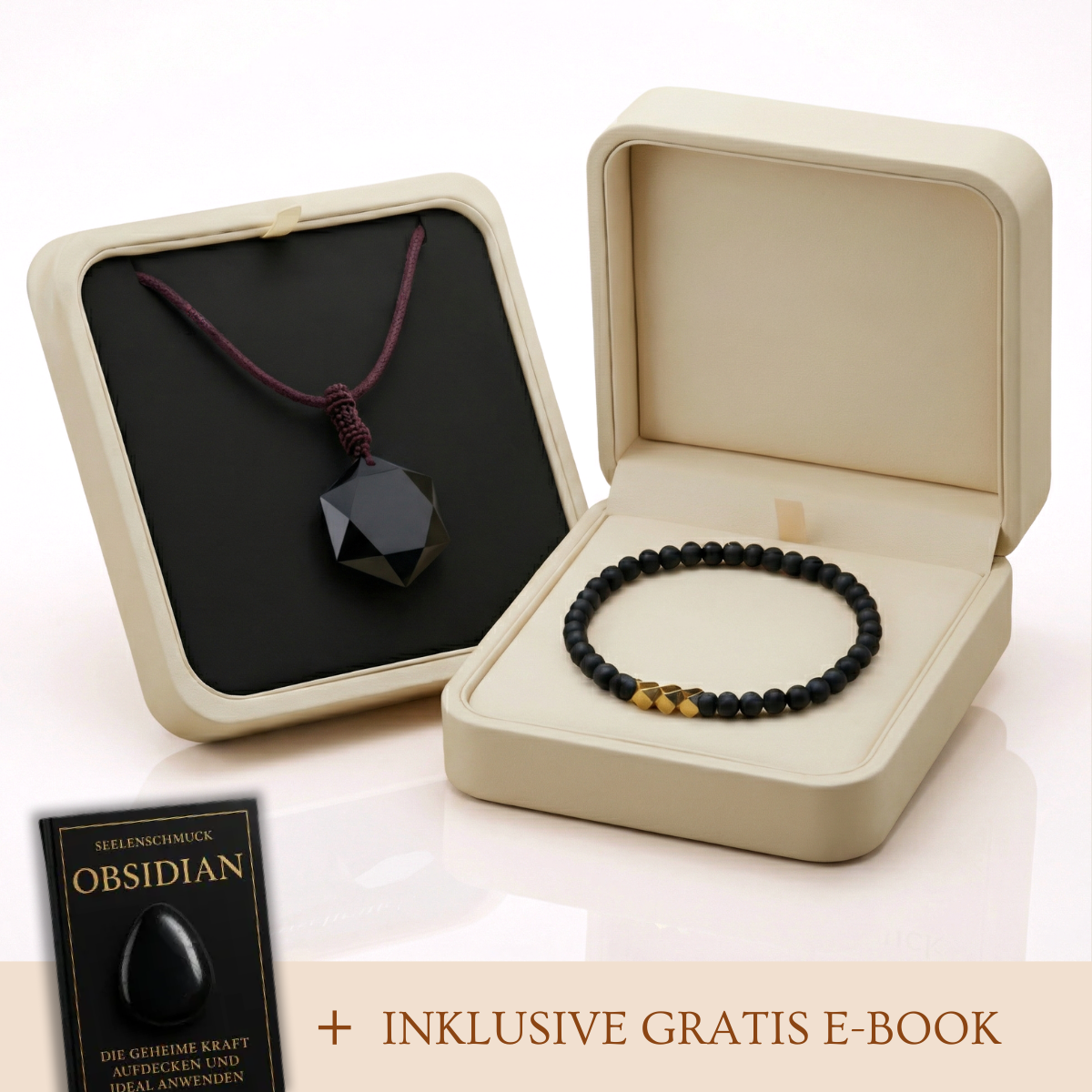 Obsidian Anti-Negativität Set