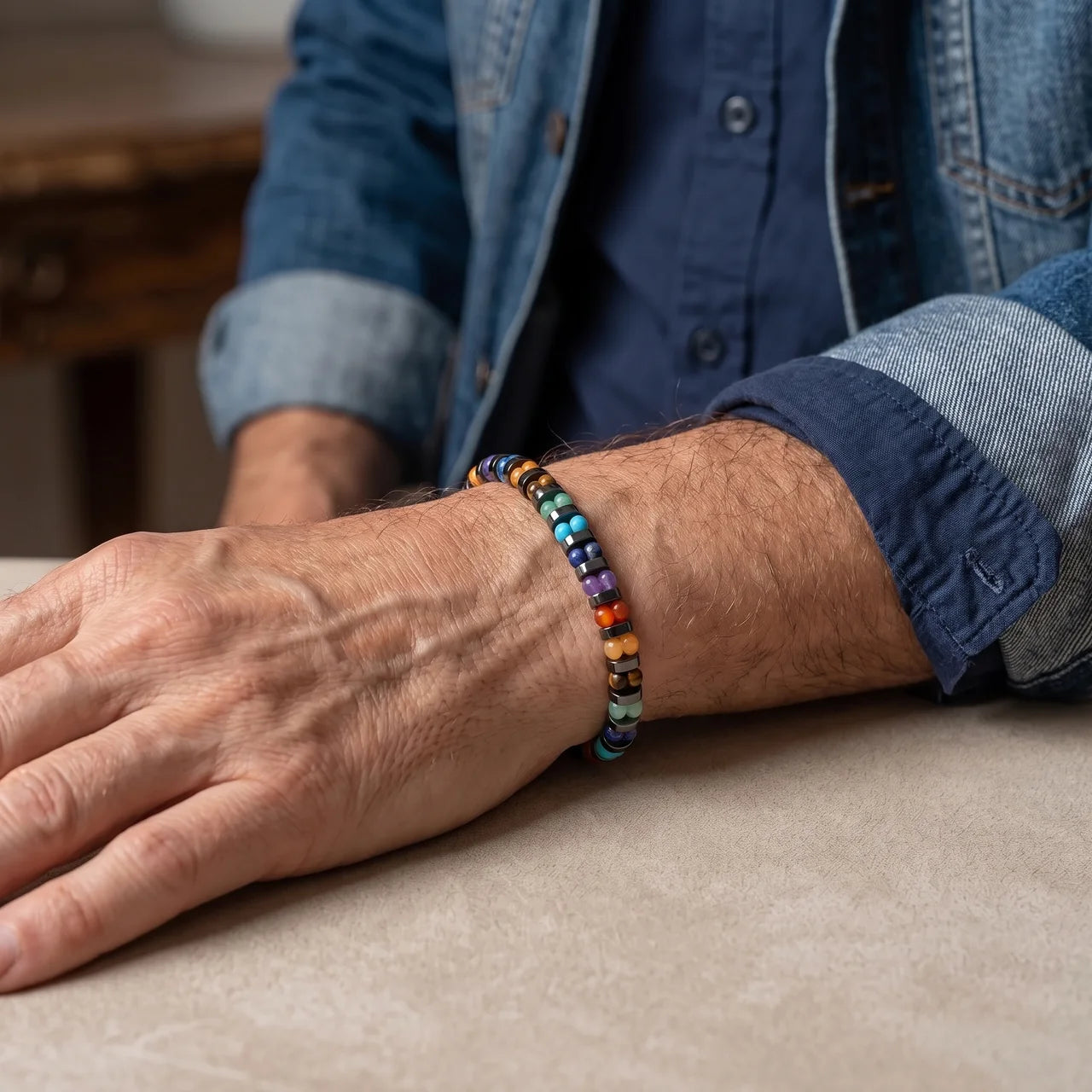 7 Chakren Balance Armband