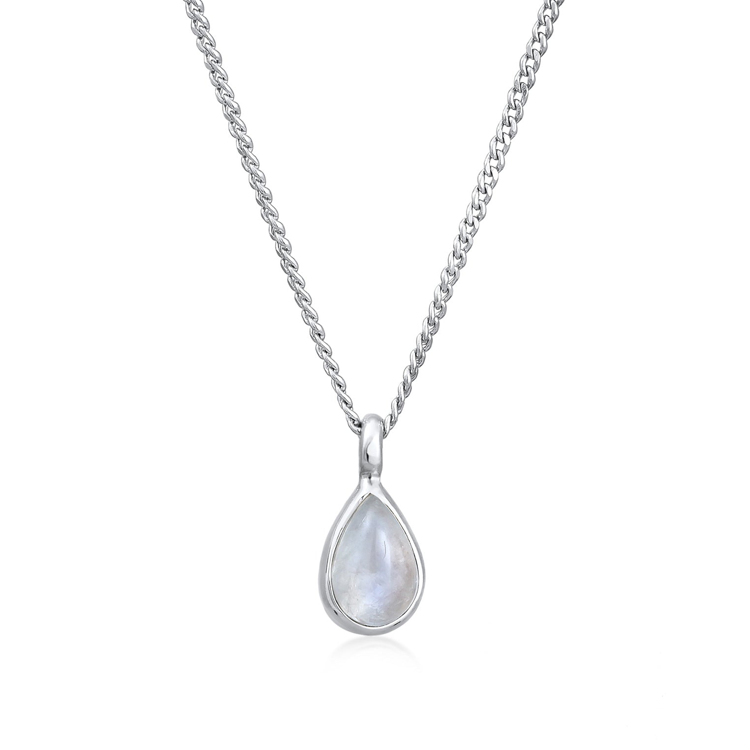 Mondstein Halskette - S925 Silber