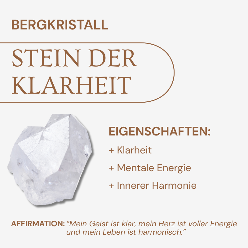 Bergkristall Halskette - Unbearbeitet