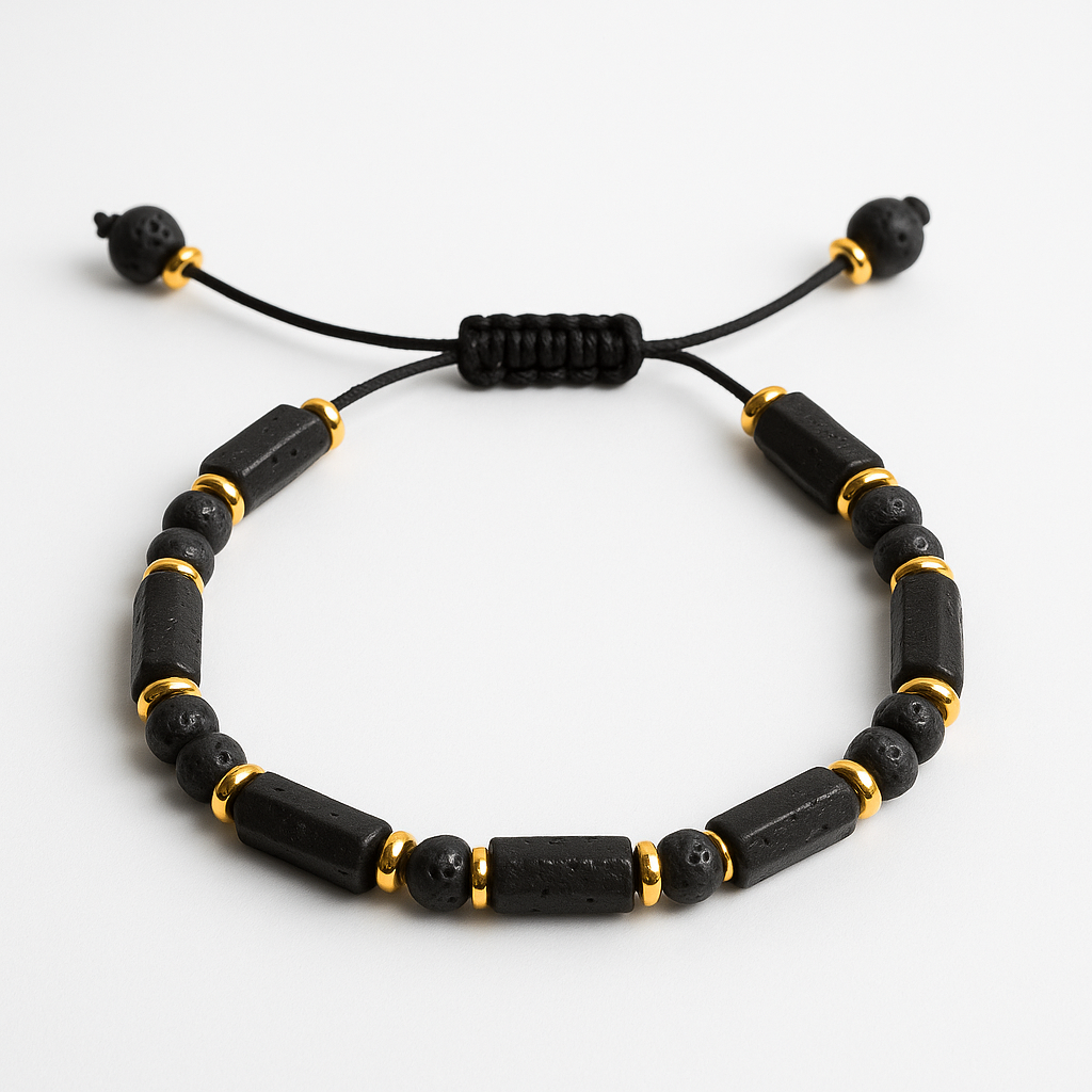 Turmalin Naturstein Set - Halskette & Armband