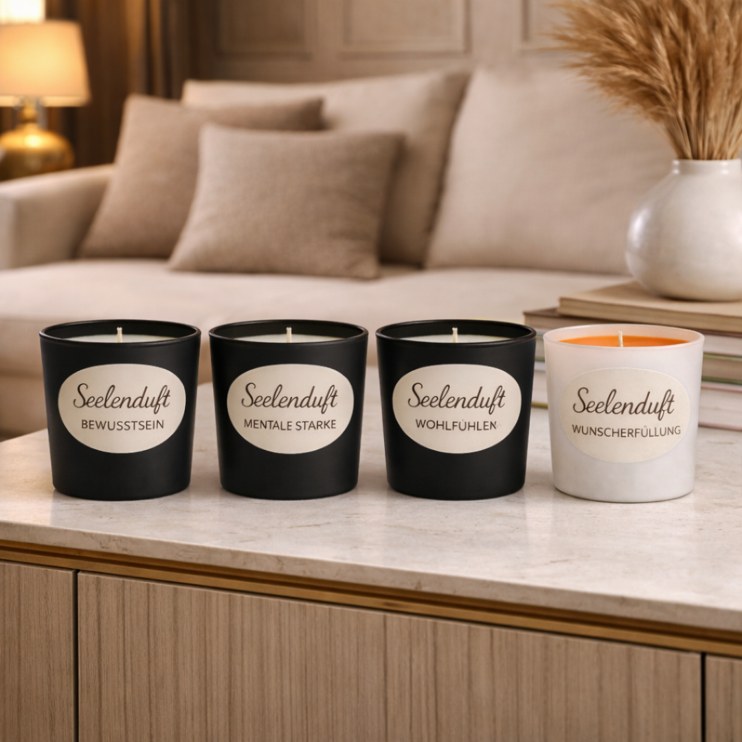 Seelenduft 4er Kerzenset