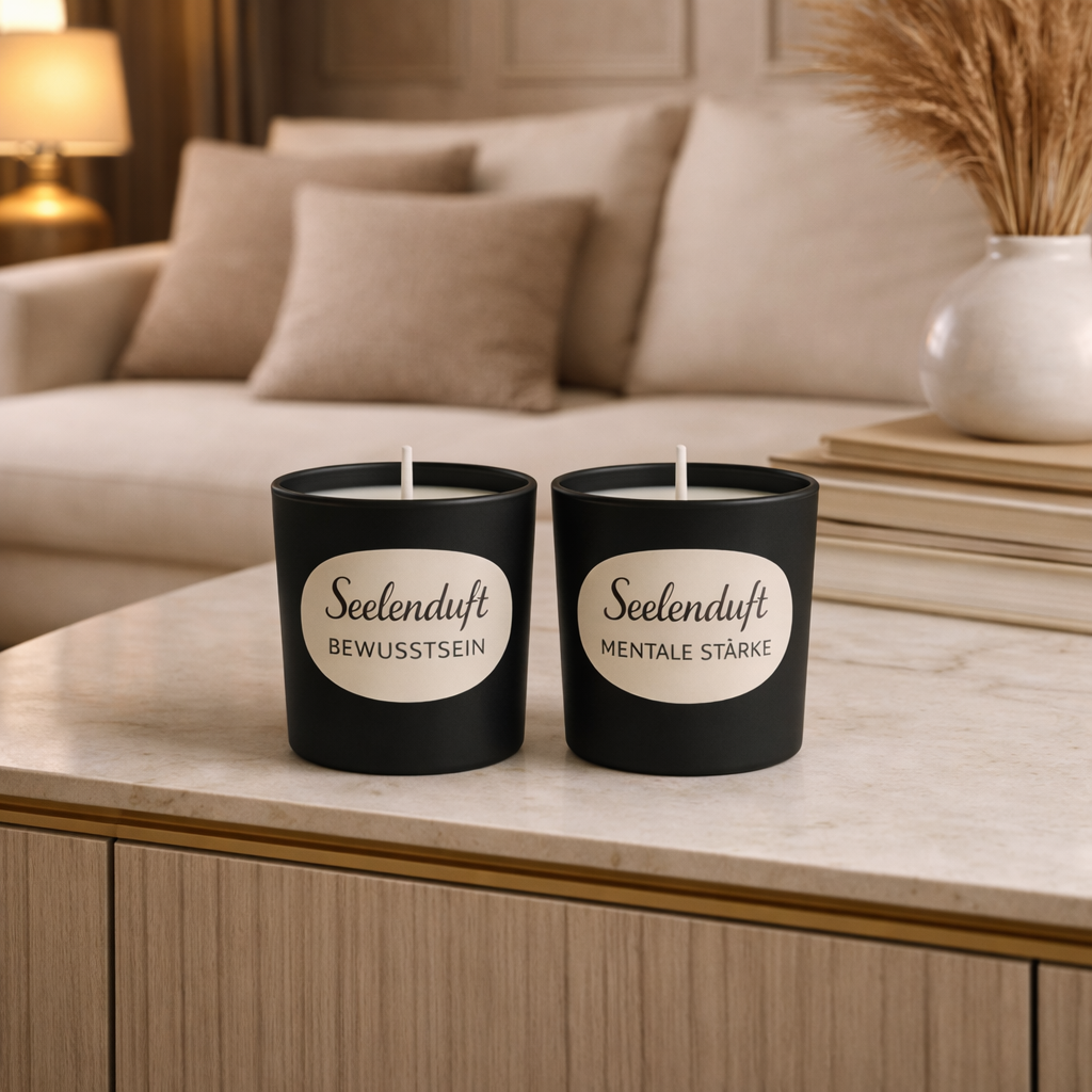 Seelenduft Kerzenset - Bewusstsein & Mentale Stärke