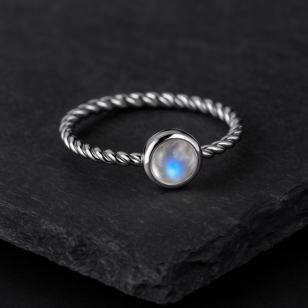 Mondstein Ring - Auge