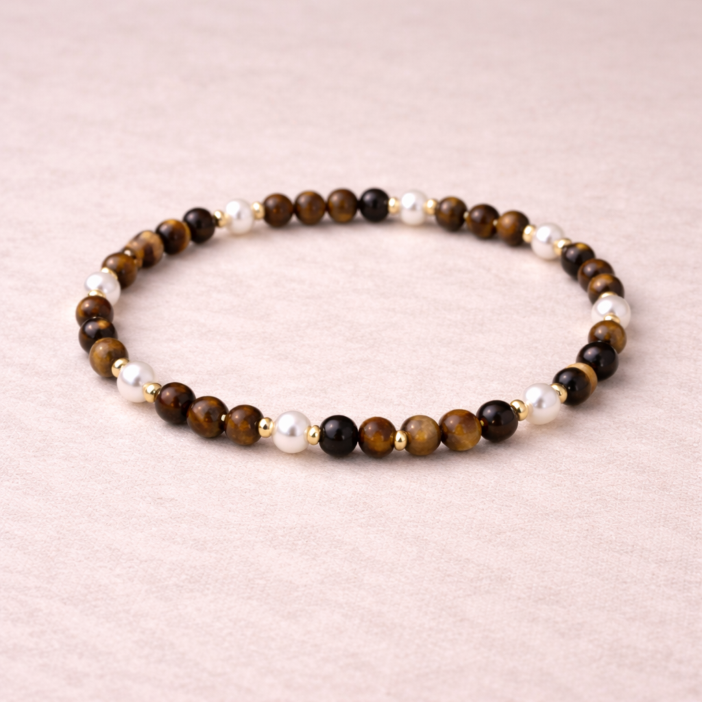 Tigerauge Armband - zarte Stärke