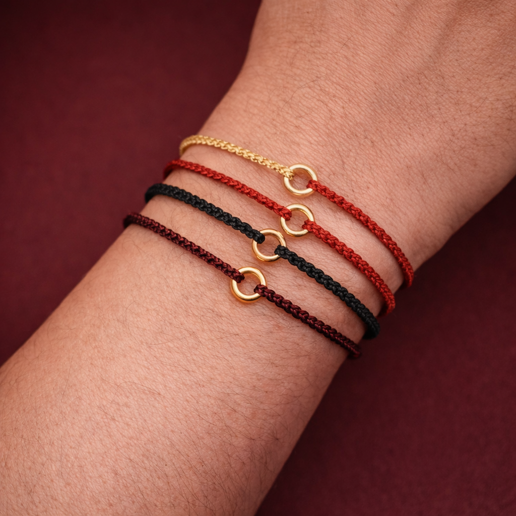 Tibetisches Glücksarmband - Glücksring