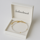 Mondstein Perlenarmband