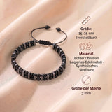 Obsidian Armband - Eiserner Schutz