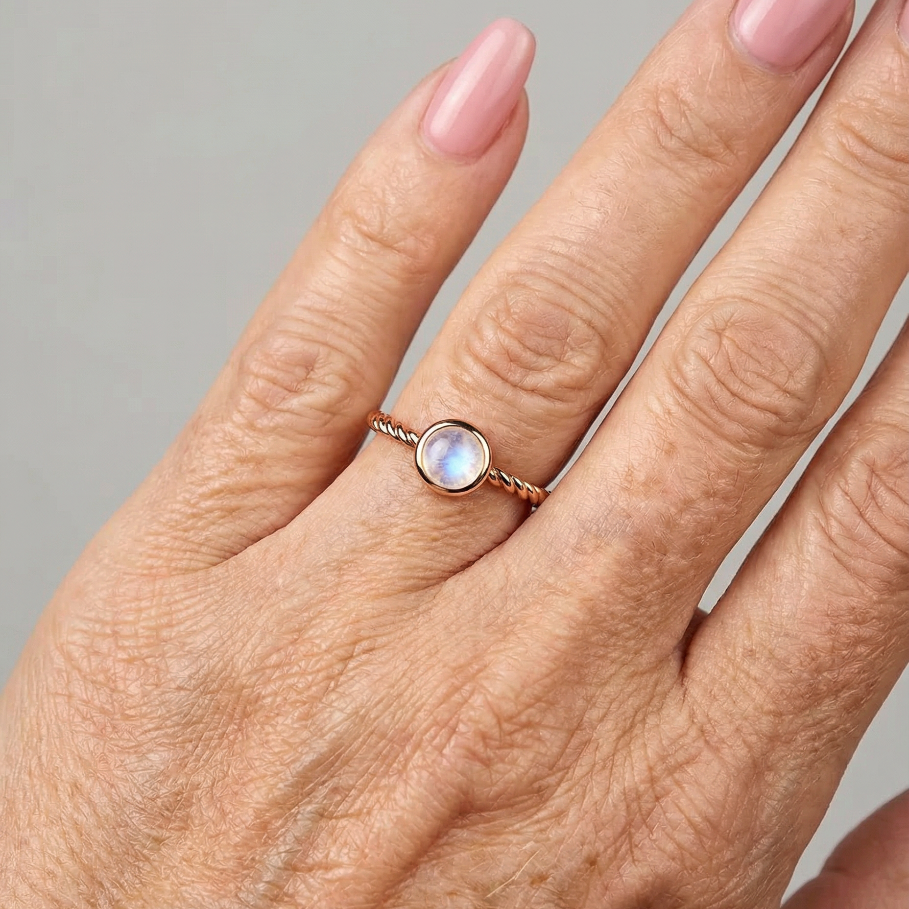 Mondstein Ring - Auge