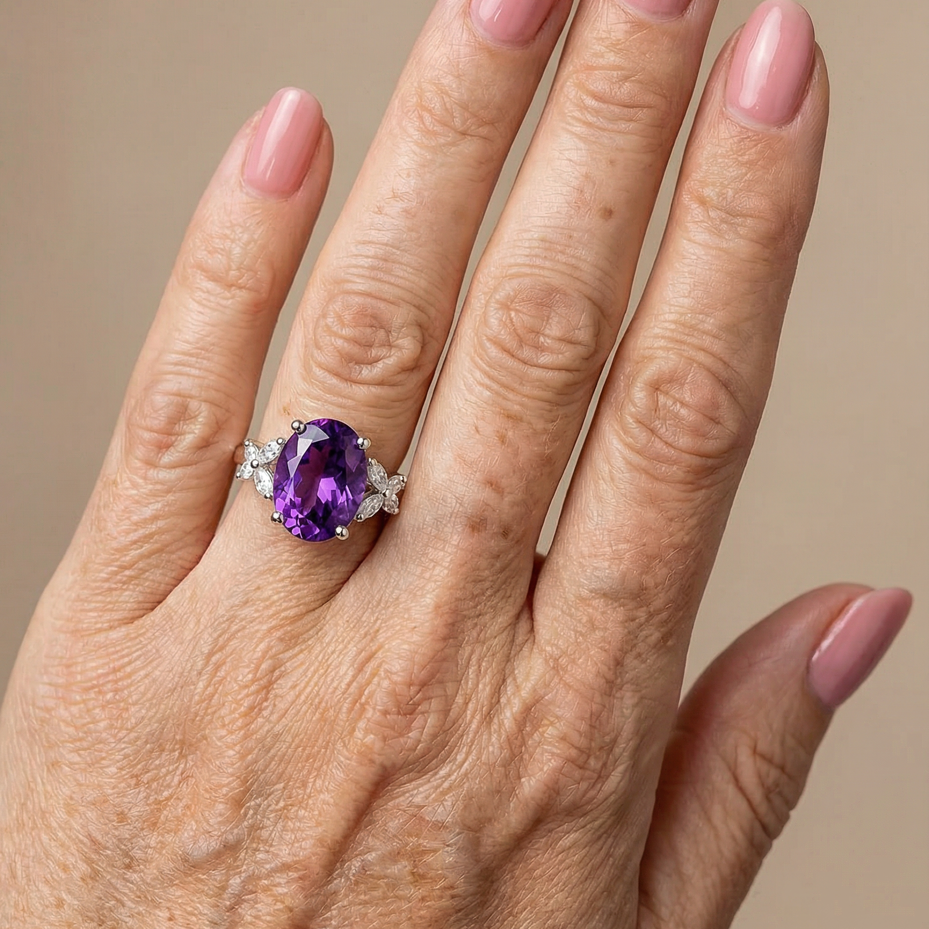 Amethyst Ring - Veredelt