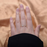 Zirkon Ring - Schmetterlinge