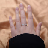 Zirkon Ring - Schmetterlinge