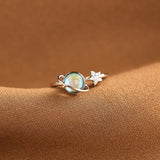 Mondstein Ring - Mond & Stern