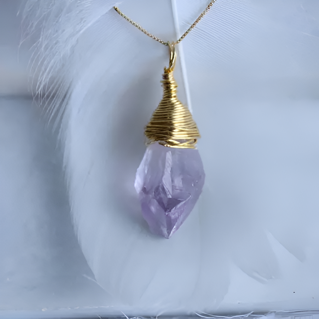 Amethyst Halskette - Eleganter Anhänger