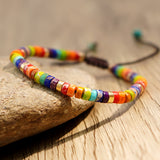 7 Chakren Energiearmband aus Jaspis