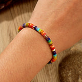 7 Chakren Energiearmband aus Jaspis