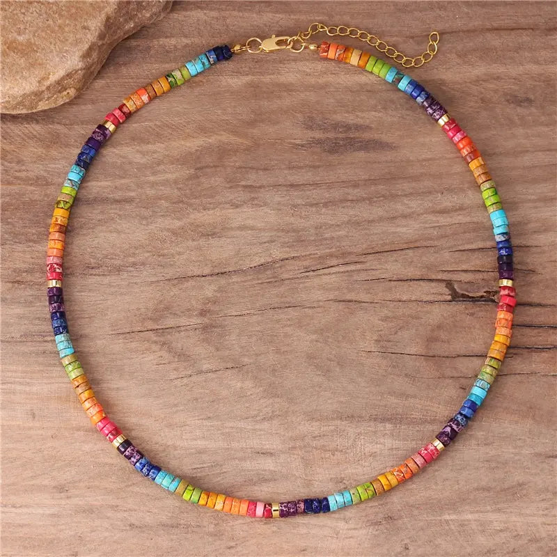 Jaspis Chakren Starterset - Armband & Halskette