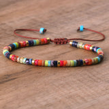 7 Chakren Energiearmband aus Jaspis