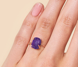 Amethyst Ring - Rohstein