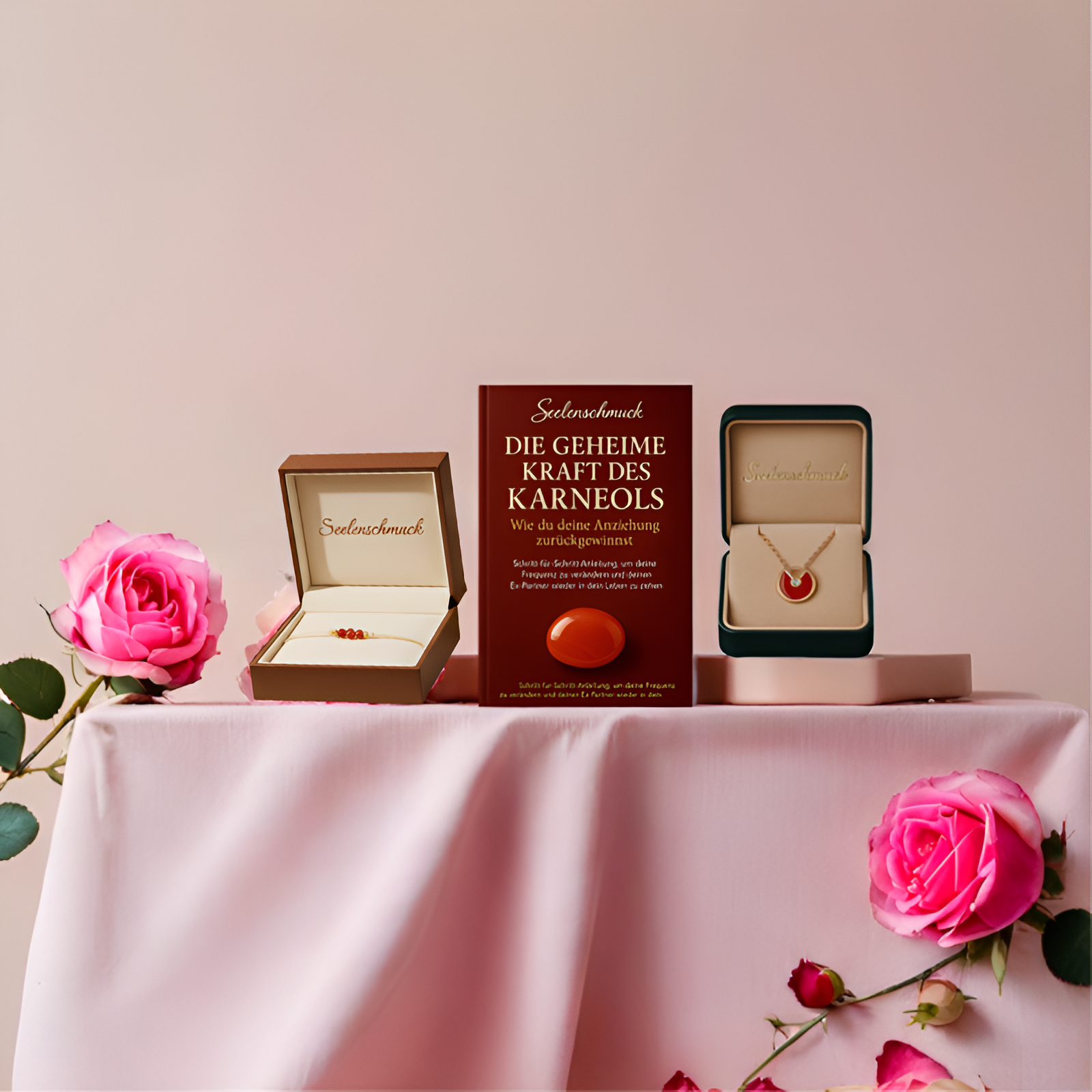 Karneol Anziehungs-Set mit Anleitung