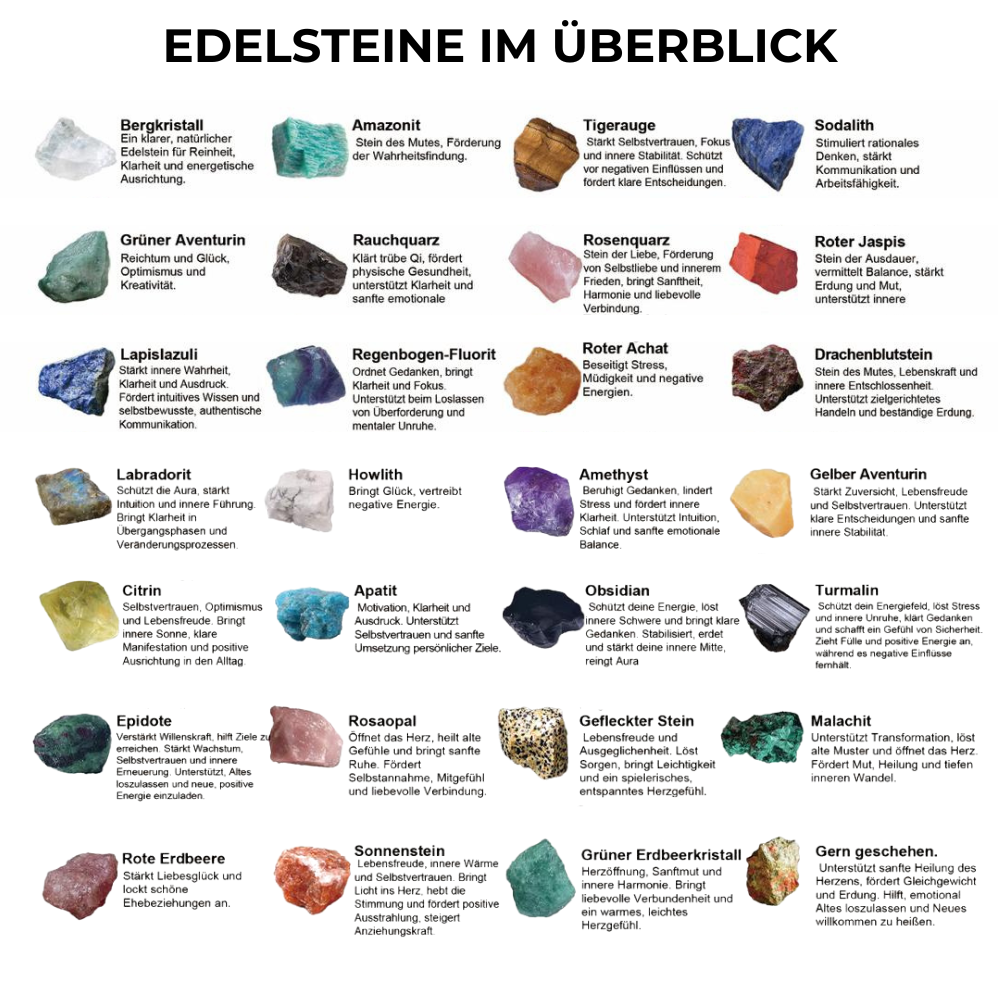 Seelenschmuck Edelstein Adventskalender