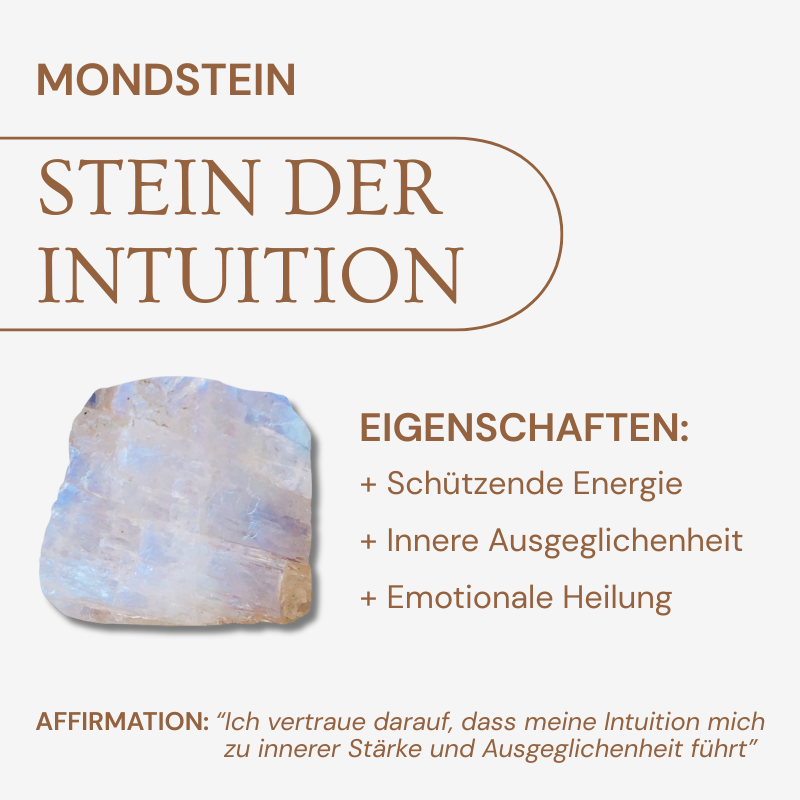 Mondstein Halskette - Mond Anhänger