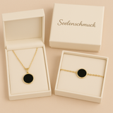 Obsidian Starterset - Halskette & Armband + Gratis E-Book