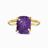 Amethyst Ring - Rohstein