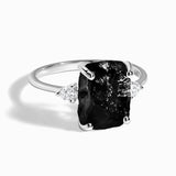Obsidian Ring - Naturstein unbearbeitet