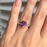 Amethyst Ring - Veredelt