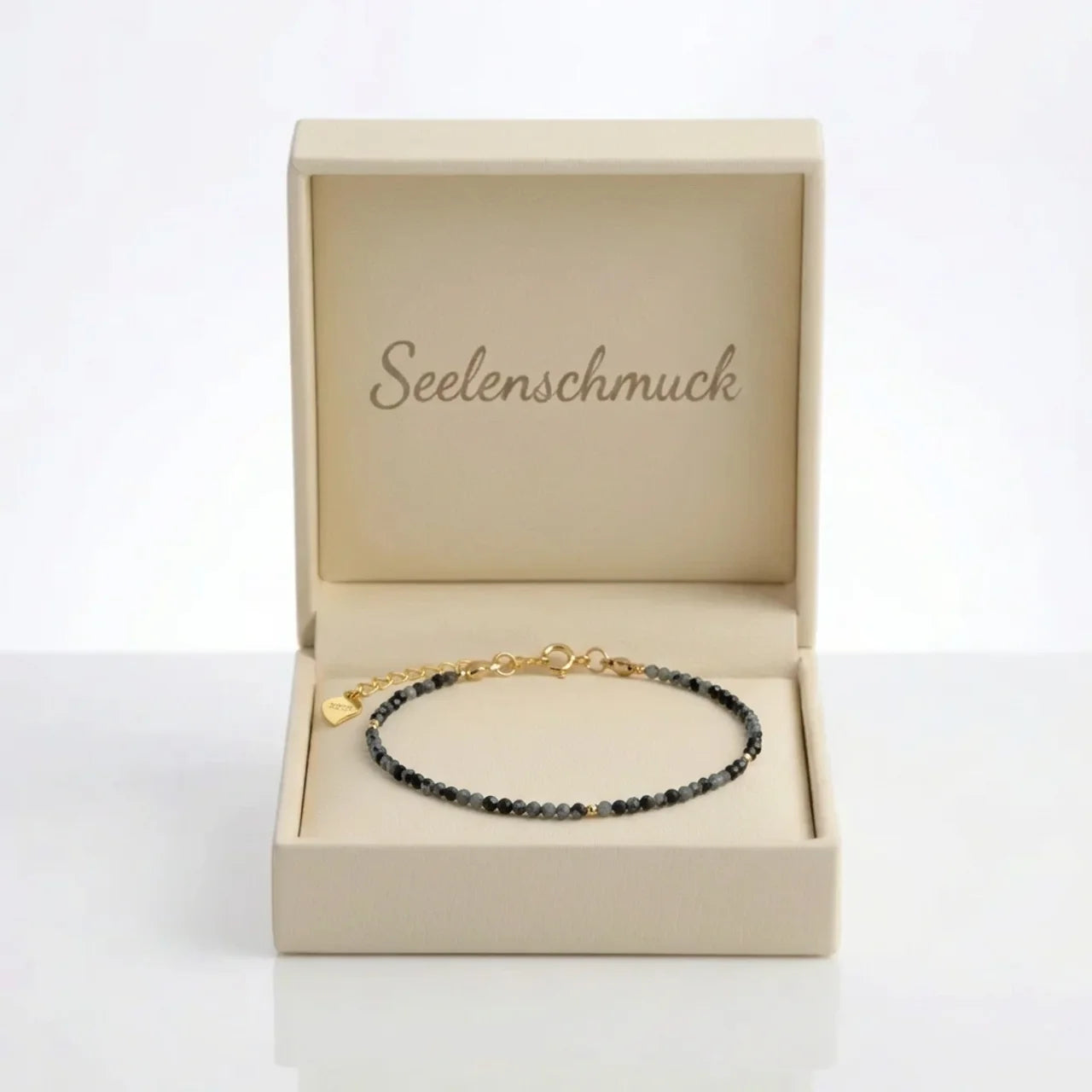 Obsidian Armband - Schneeflocken Obsidian