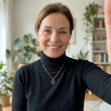 Seelenschmuck Obsidian Halskette - Kreismedallion