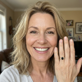 Seelenschmuck Obsidian Ring Doppelring Bewertung 2