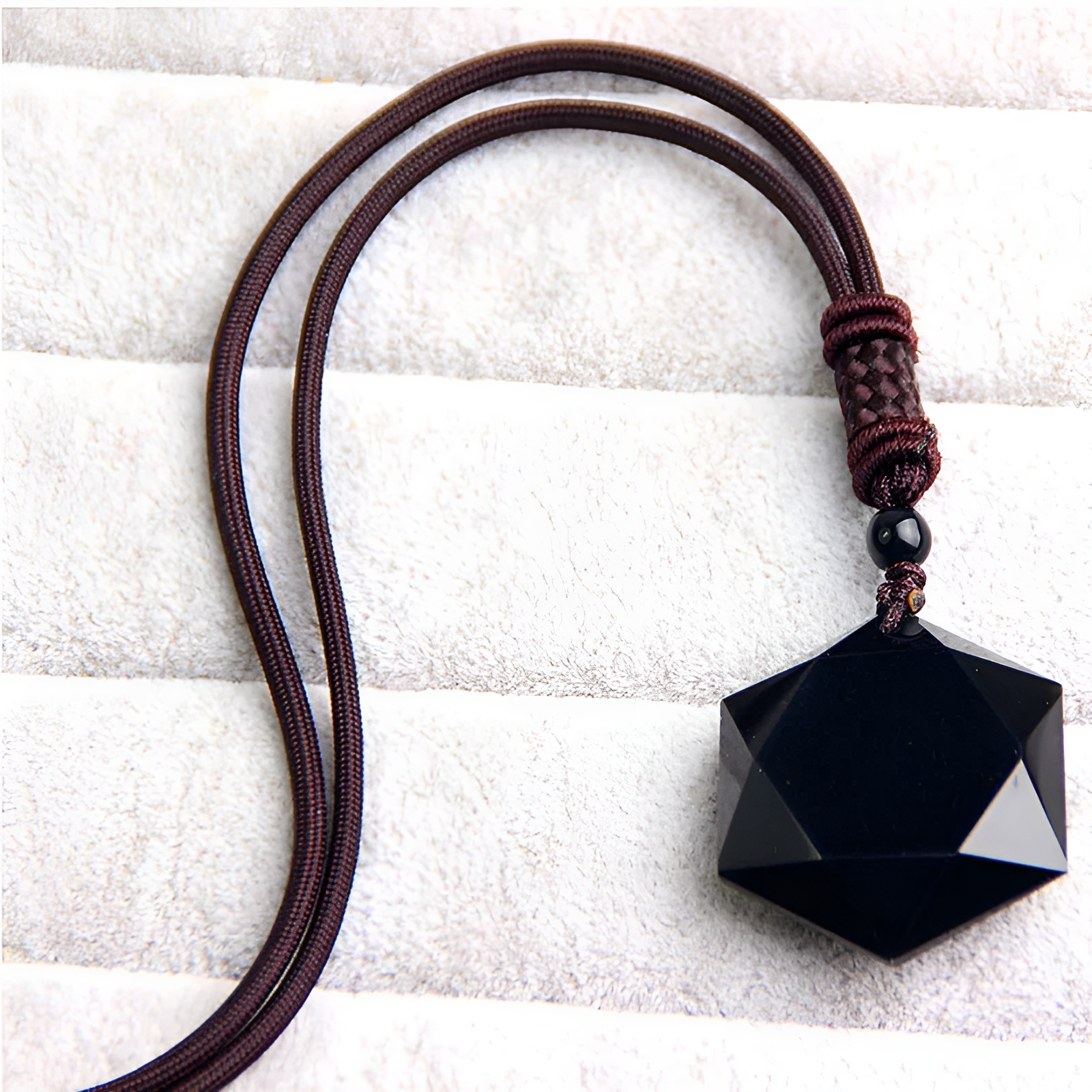 Obsidian Halskette - Schutz Talisman