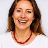 Karneol Halskette - Perlen