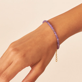Amethyst Armband - 18K Legierung