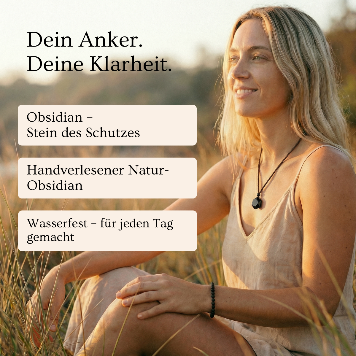 Obsidian Anti-Negativität Set