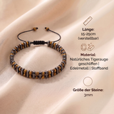 Tigerauge Armband - Eiserner Wille