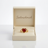 Karneol Set - Herz aus Feuer