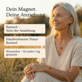 Karneol Set - Herz aus Feuer