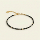 Obsidian Armband - Schneeflocken Obsidian