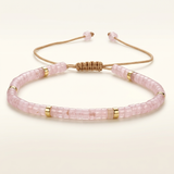 Rosenquarz Armband - Natur